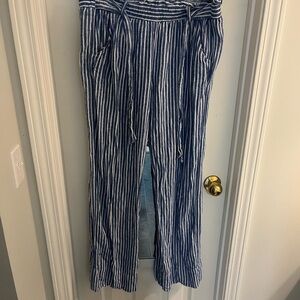 Rewind Navy and White Striped Apparel